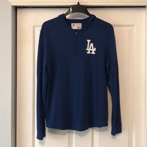 Dodgers 1/4 Zip Hopdie